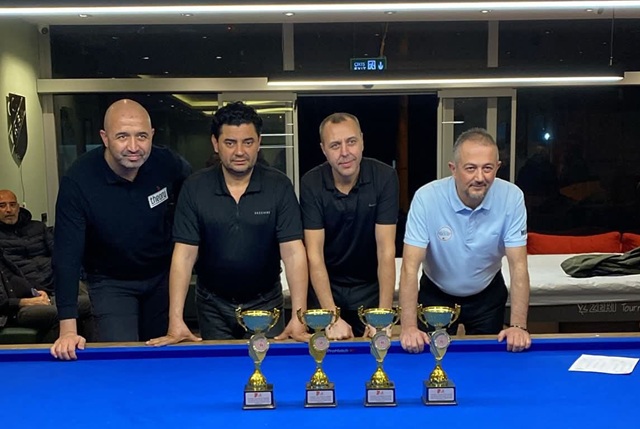 18 MART ÇANAKKALE ŞEHİTLERİ ANMA 3 BANT BİLARDO TURNUVASI TAMAMLANDI