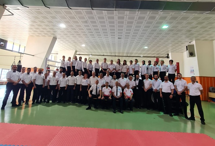 KİCK BOKS HAKEM SEMİNERİ TERFİ SINAVI TAMAMLANDI